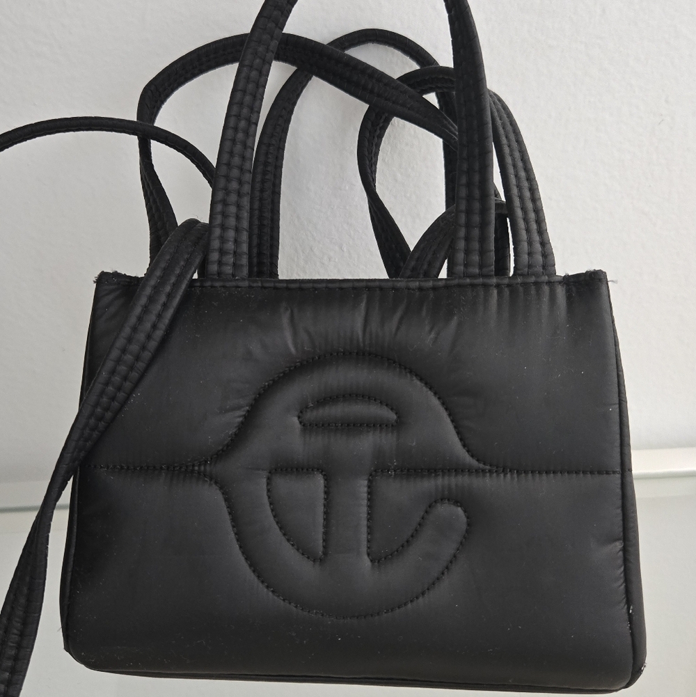Telfar Black Mini Crossbody Bag